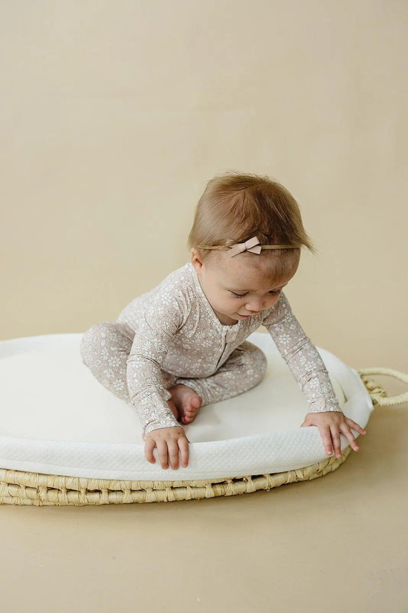 Dainty Ditsy Bamboo Zippy Romper Premium Soft 220 GSM - Everetts Place Boutique - 
