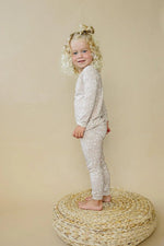 Little Joy Co. Dainty Ditsy Two Piece Bamboo Pajamas for Kids Sleepwear - Everetts Place Boutique - 