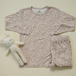 Little Joy Co. Dainty Ditsy Two Piece Bamboo Pajamas for Kids Sleepwear - Everetts Place Boutique - 