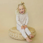 Little Joy Co. Dainty Ditsy Two Piece Bamboo Pajamas for Kids Sleepwear - Everetts Place Boutique - 