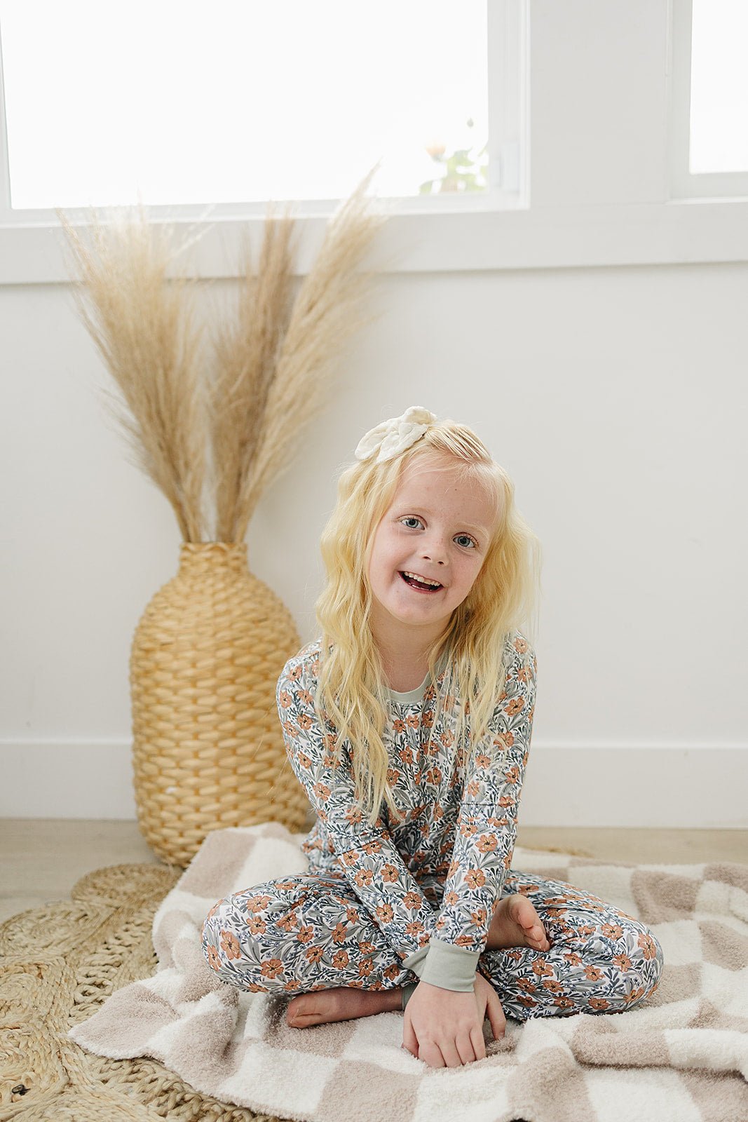 Mebie Baby Dainty Meadow Bamboo Cozy Sleep Set For Babies And Toddlers - 