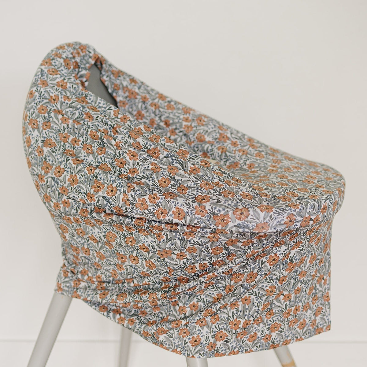 Mebie Baby Dainty Meadow Bamboo Multi Use Baby Cover For Nursing Car Seat Stroller - 