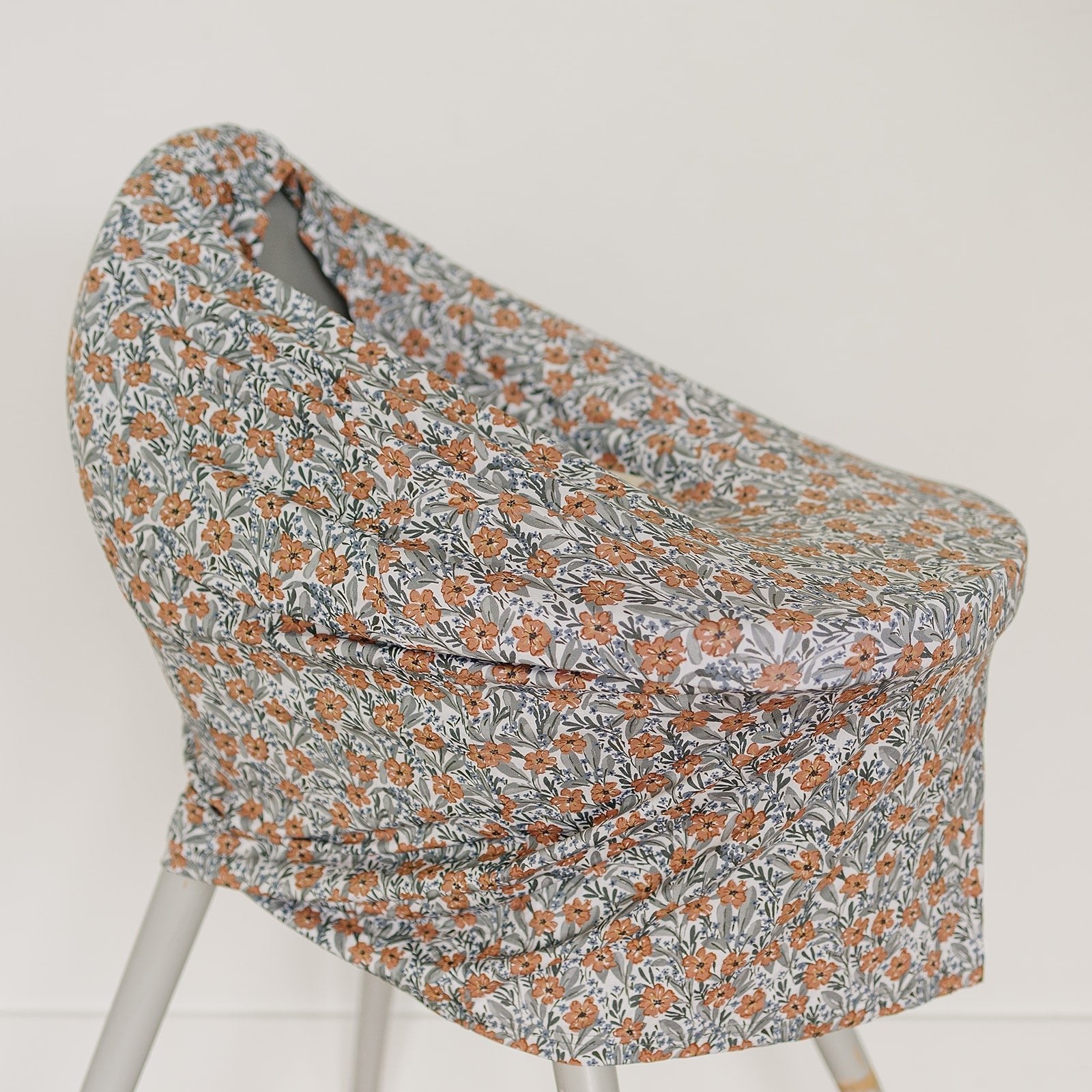 Mebie Baby Dainty Meadow Bamboo Multi Use Baby Cover For Nursing Car Seat Stroller - 