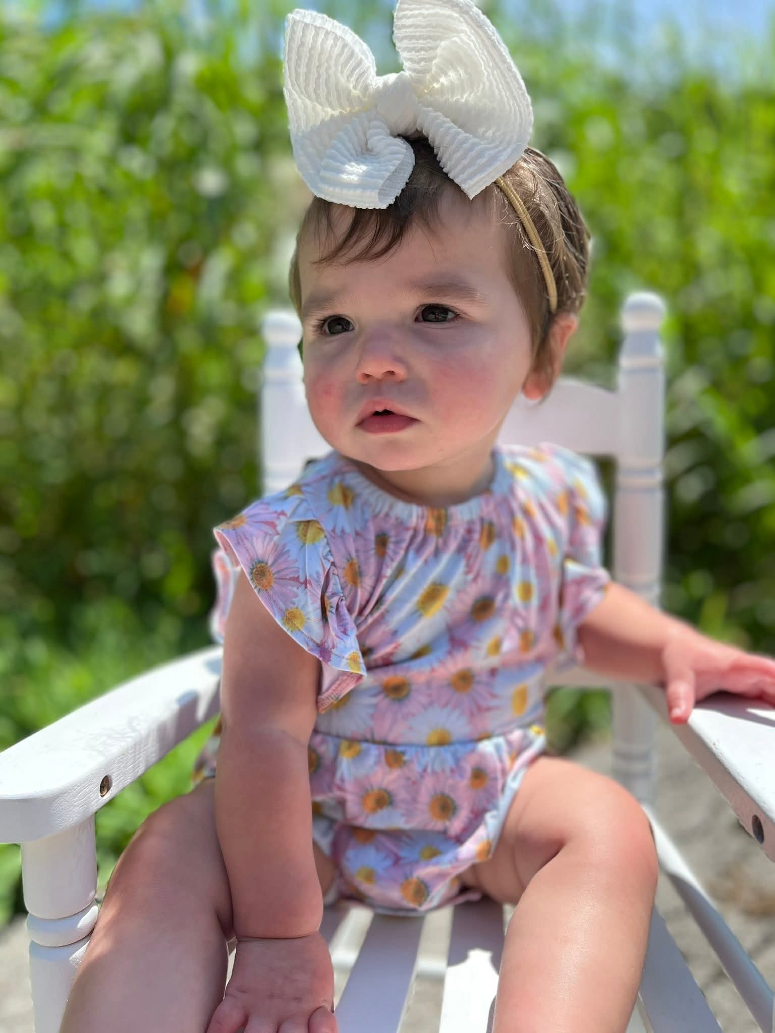 Dragonfly Dreams Bamboo Daisy Blooms Bubble Romper