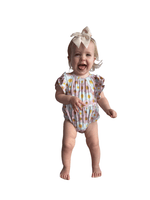 Dragonfly Dreams Bamboo Daisy Blooms Bubble Romper
