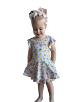 Dragonfly Dreams Bamboo Daisy Blooms Skort Romper
