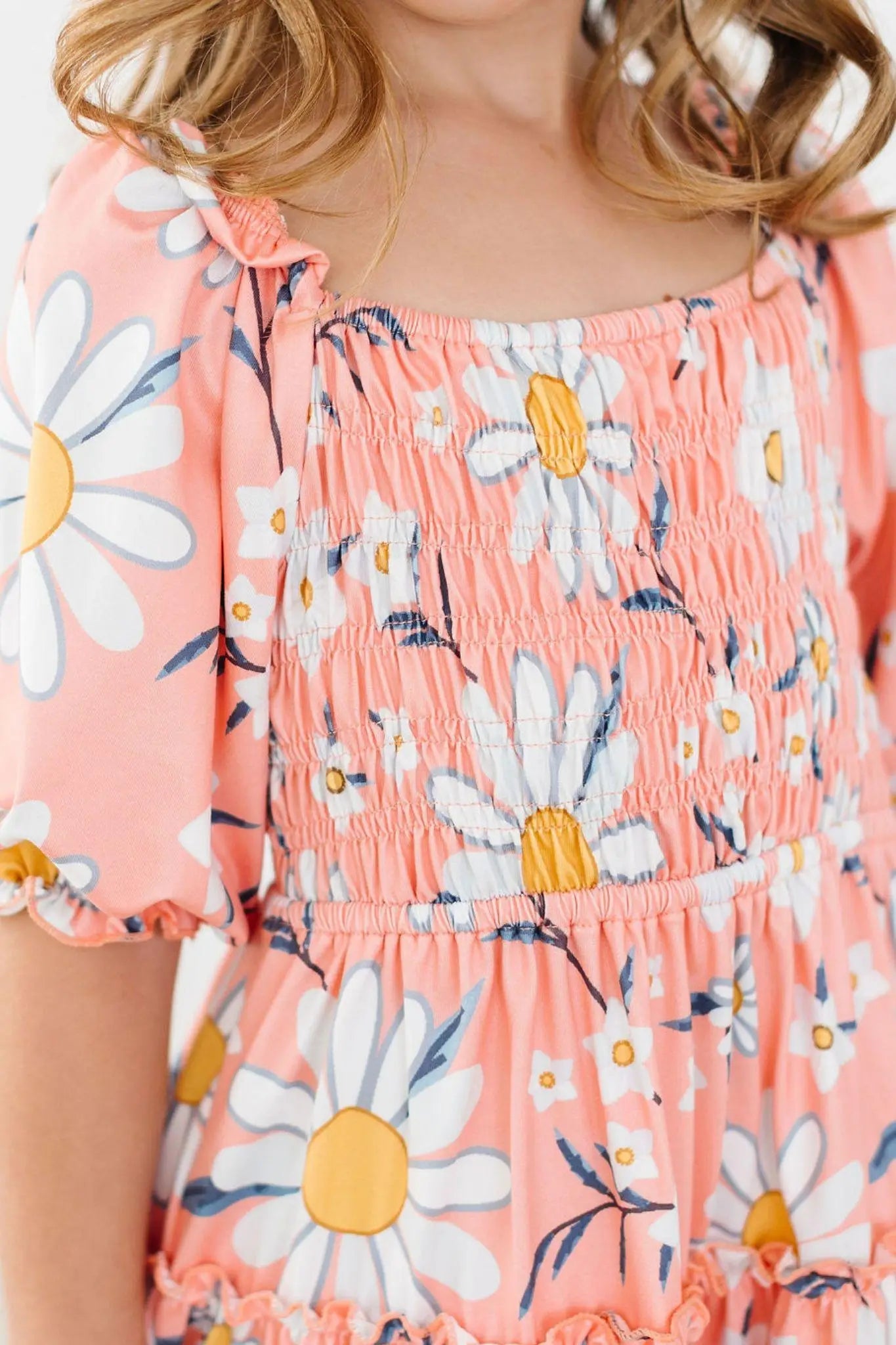 Mila & Rose ® Daisy Darling Smocked Ruffle Dress - 