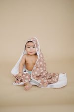 Mebie Baby Daisy Dream Muslin Hooded Towel - 