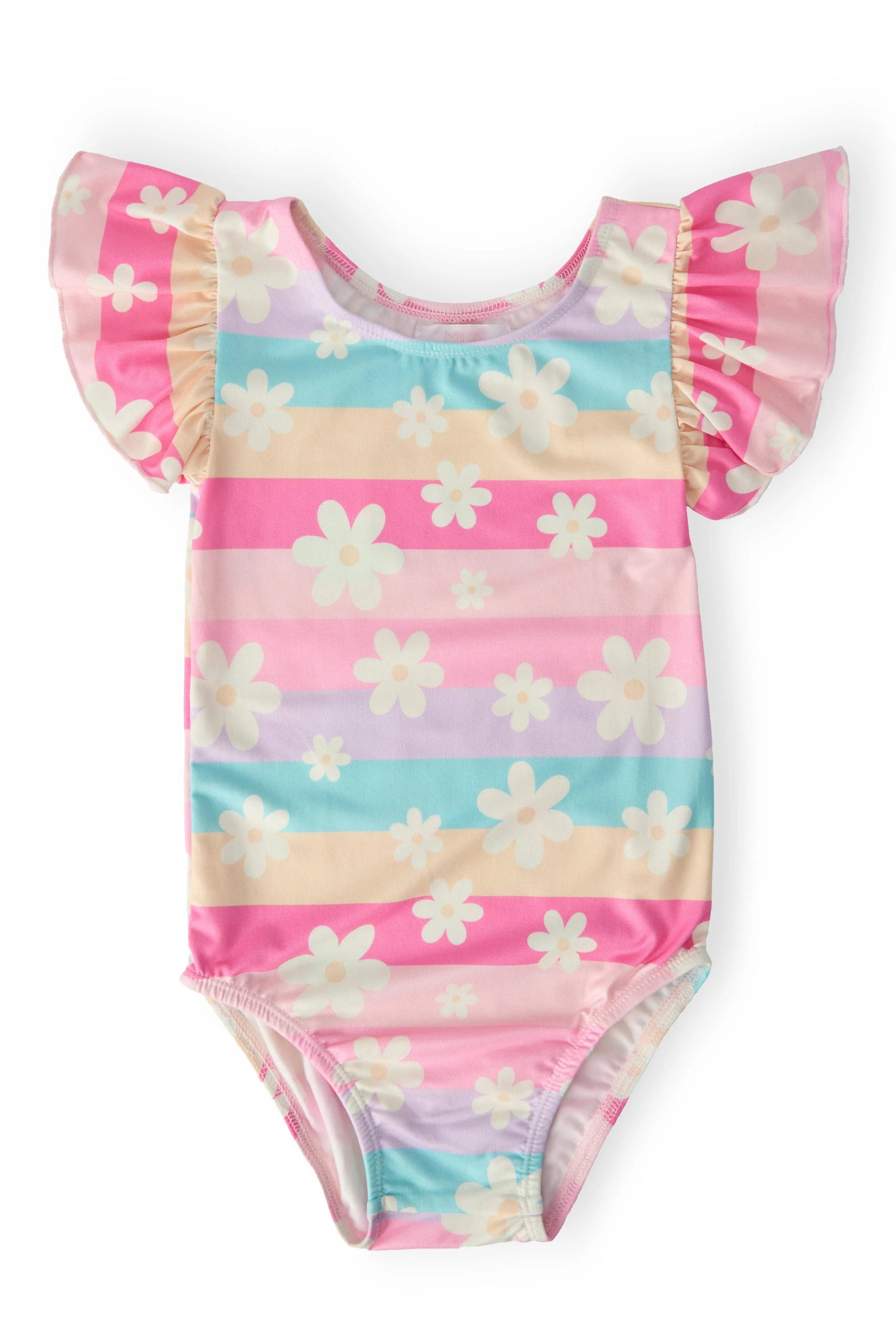 Mila & Rose ® Daisy Dreams S/S Flutter Sleeve Leotard - 