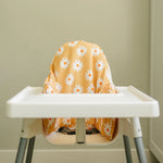Little Joy Co. Daisy Floral Cushion Cover for IKEA Antilop Highchair: Wipeable, Highchair Accessories - 