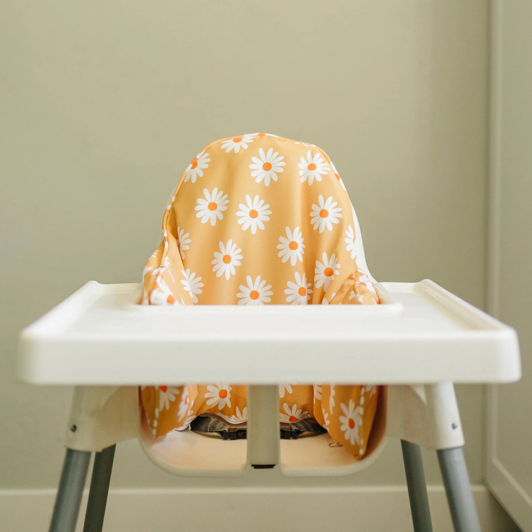 Little Joy Co. Daisy Floral Cushion Cover for IKEA Antilop Highchair: Wipeable, Highchair Accessories - 