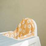 Little Joy Co. Daisy Floral Cushion Cover for IKEA Antilop Highchair: Wipeable, Highchair Accessories - 