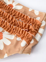 Rylee Faith Designs Daisy Floral Girls Ruffle Two Piece Swimsuit - 