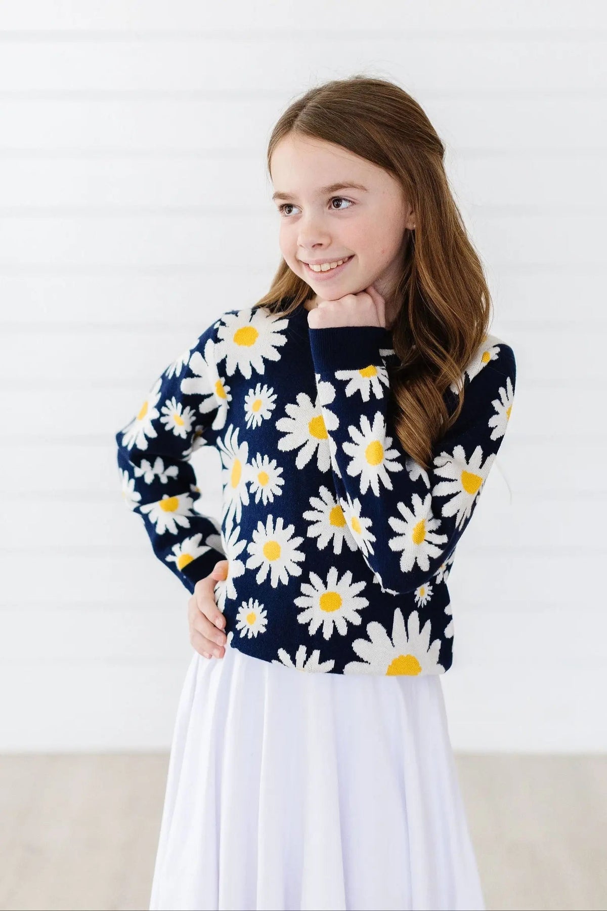 Mila & Rose ® Daisy For You Sweater Mila And Rose Knit Top For Layering - 