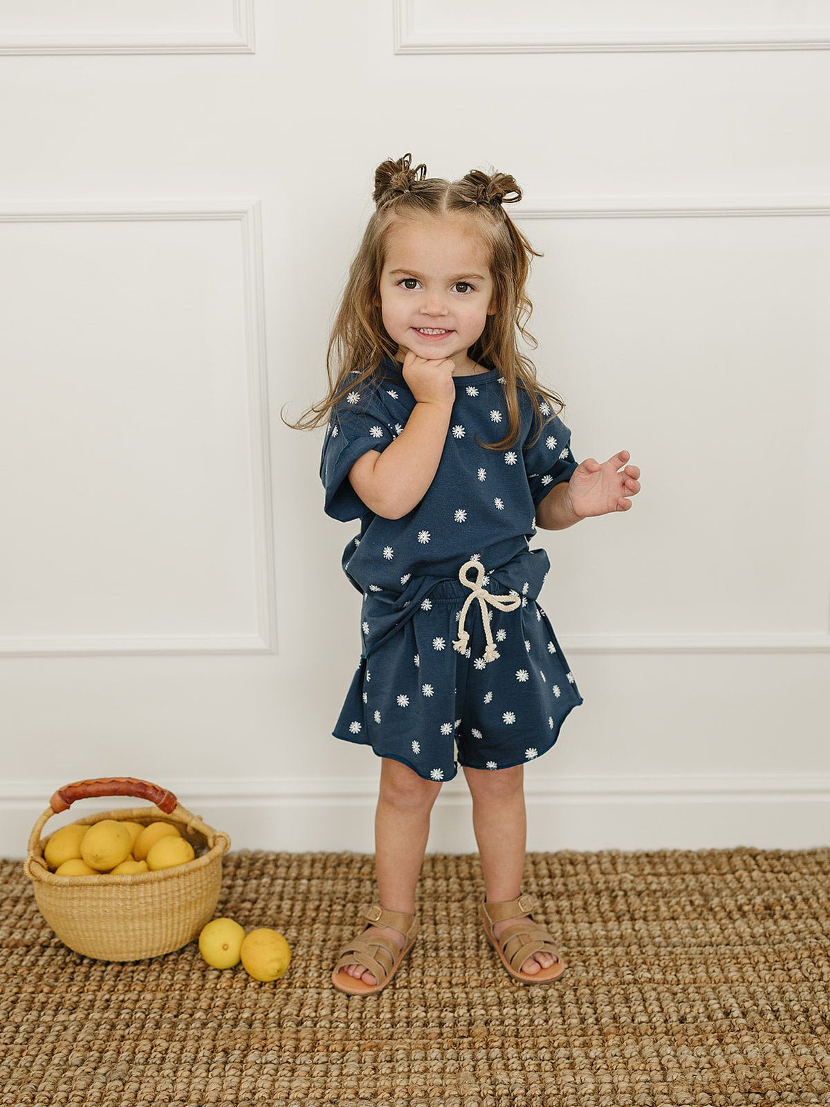 Mebie Baby Daisy Short Set - 