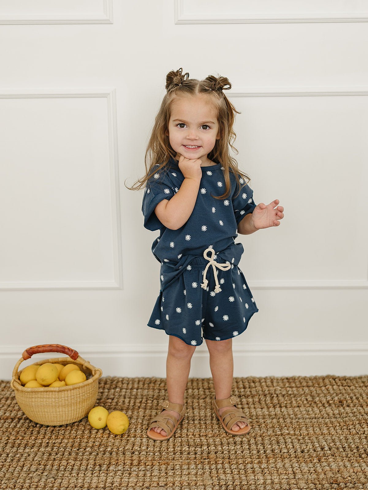 Mebie Baby Daisy Short Set - 