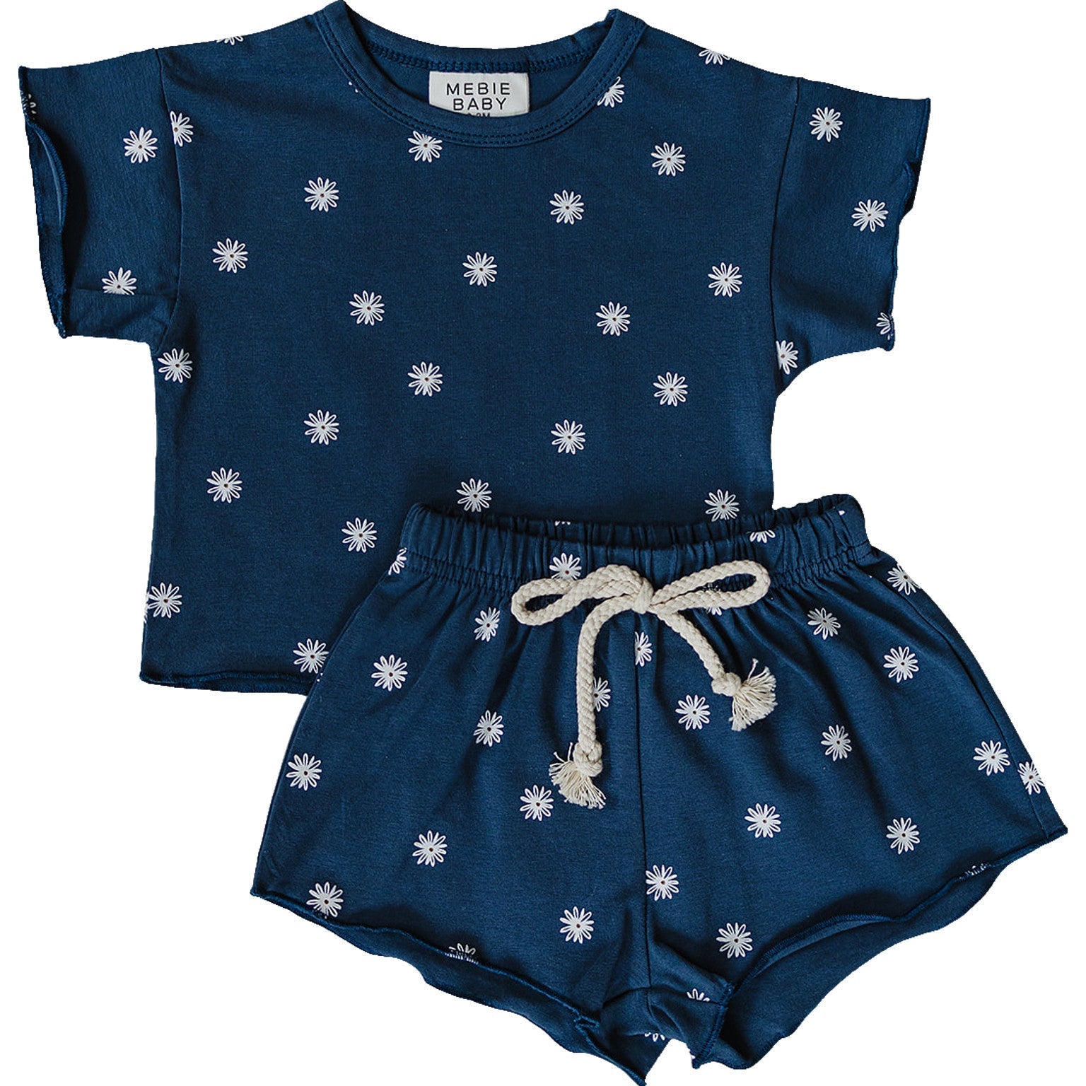 Daisy Short Set - Baby & Toddler Clothing, White, Shorts, Textile, Fashion | Everetts Place