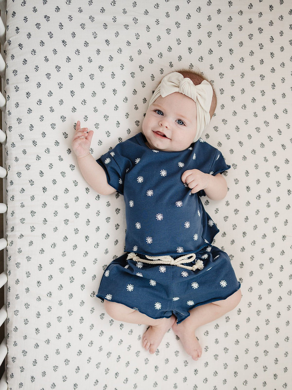 Mebie Baby Daisy Short Set - 