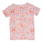 Sweet Bamboo Dalmatian Poodle Puppy Summer Pajama Set with Fun Print for Kids - 