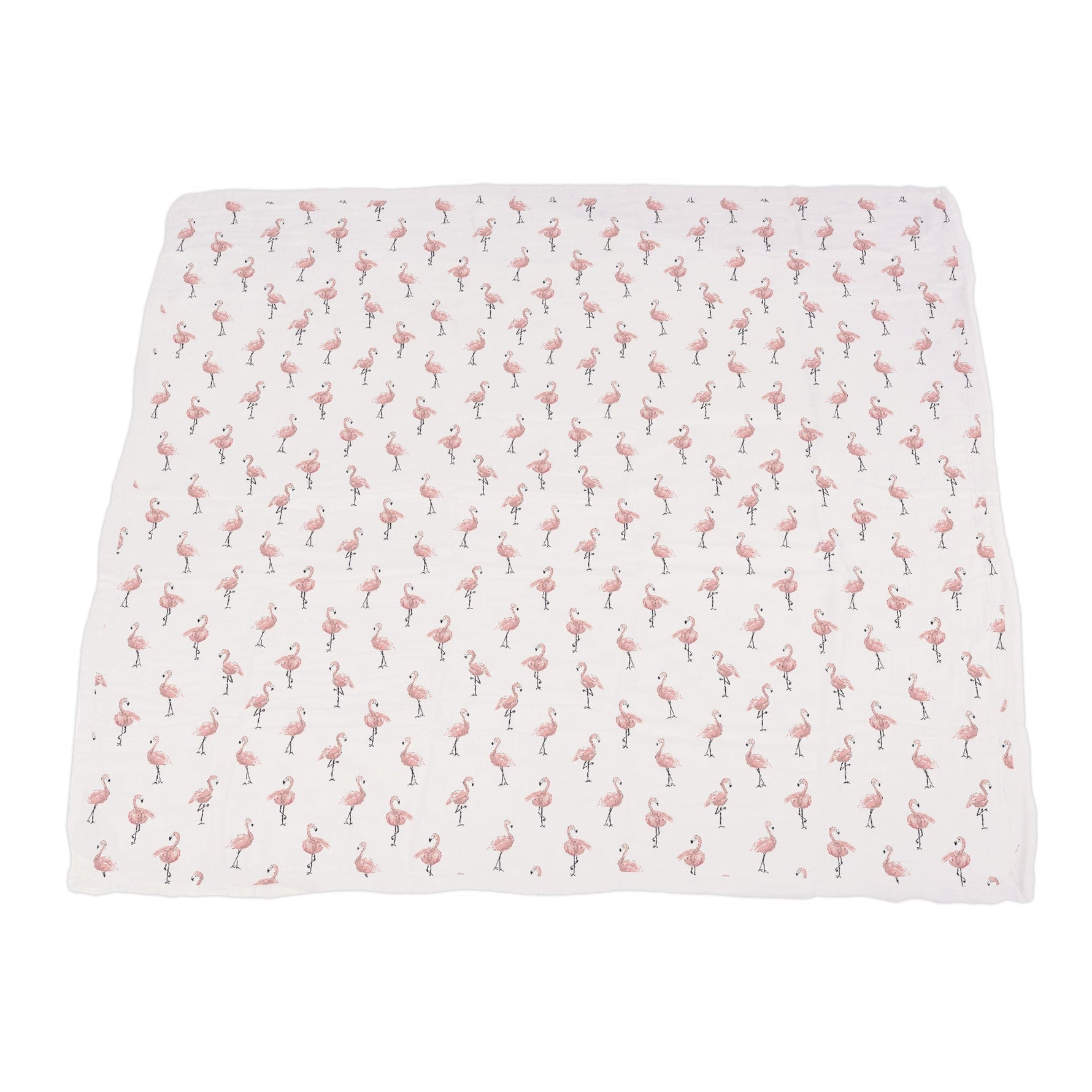 Newcastle Classics Dancing Flamingo Baby Blanket with Four Layer Softness for Infants - Baby & Toddler > Swaddling & Receiving Blankets > Receiving Blankets Bamboo Newcastle Blanket