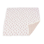 Newcastle Classics Dancing Flamingo Baby Blanket with Four Layer Softness for Infants - 
