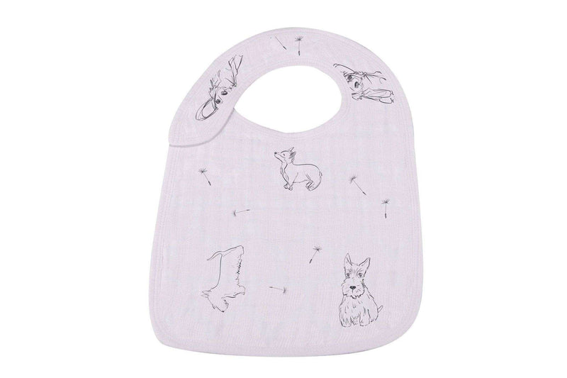 Dandelions Bamboo Muslin Snap Bibs 3PK - Everetts Place: Online Boutique - Kids & Babies