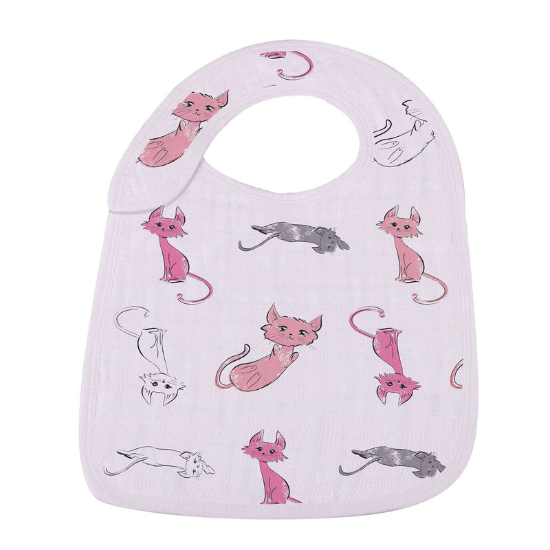 Dandelions Bamboo Muslin Snap Bibs 3PK - Everetts Place: Online Boutique - Kids & Babies