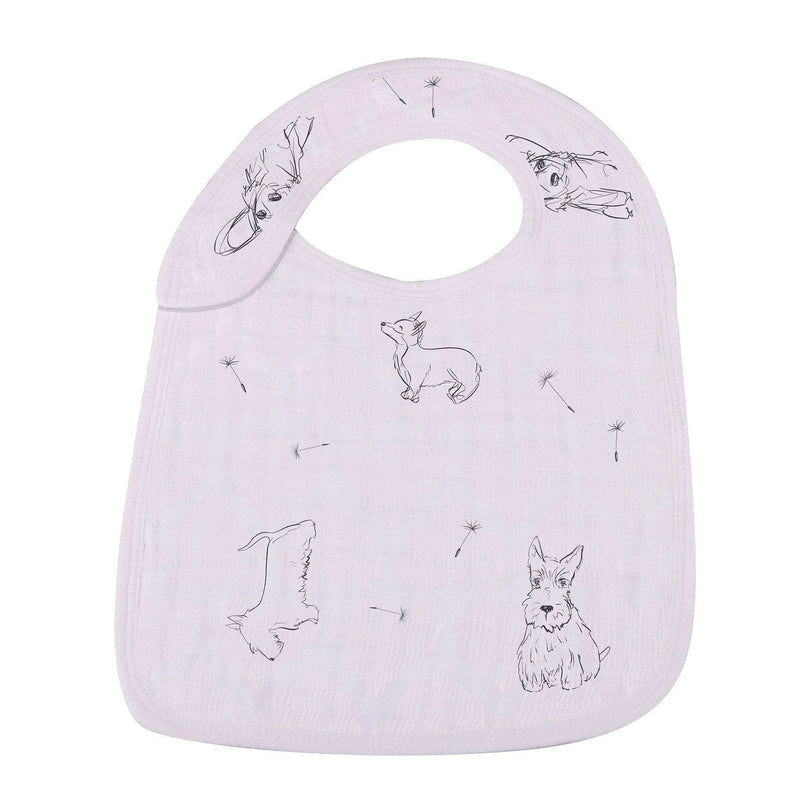 Dandelions Bamboo Muslin Snap Bibs 3PK - Everetts Place: Online Boutique - Kids & Babies