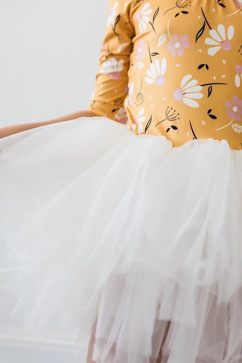 Mila & Rose ® Dandelions in Fall 3/4 Tutu Leotard - 