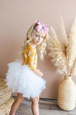 Mila & Rose ® Dandelions in Fall 3/4 Tutu Leotard - 