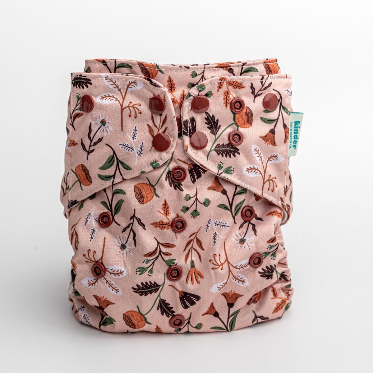 Floral: Essentials Pocket Cloth Diaper with Athletic Wicking Jersey, Grows with your Baby - Everetts Place Boutique -