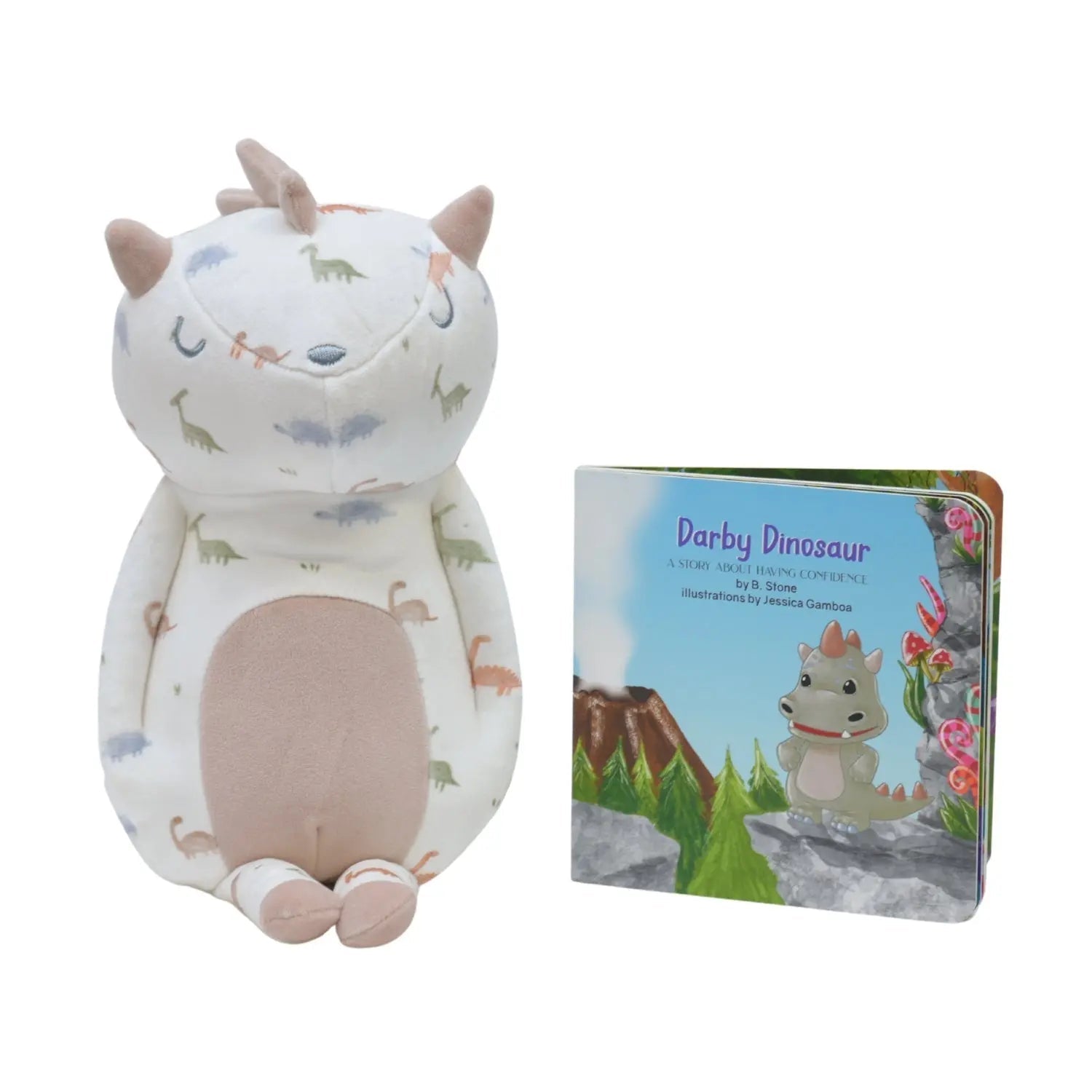 Goosewaddle® | Newborn Baby Blankets Toys Teethers Bibs & More Darby Dino Boad Book - 
