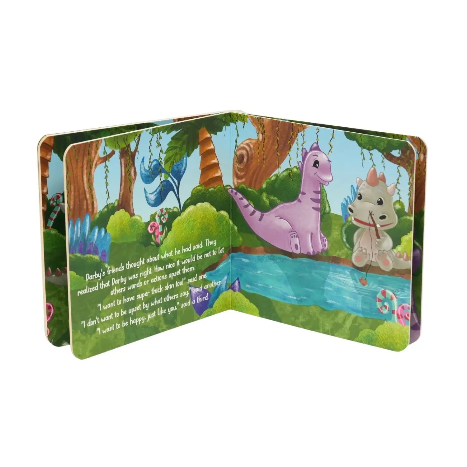 Goosewaddle® | Newborn Baby Blankets Toys Teethers Bibs & More Darby Dino Boad Book - 