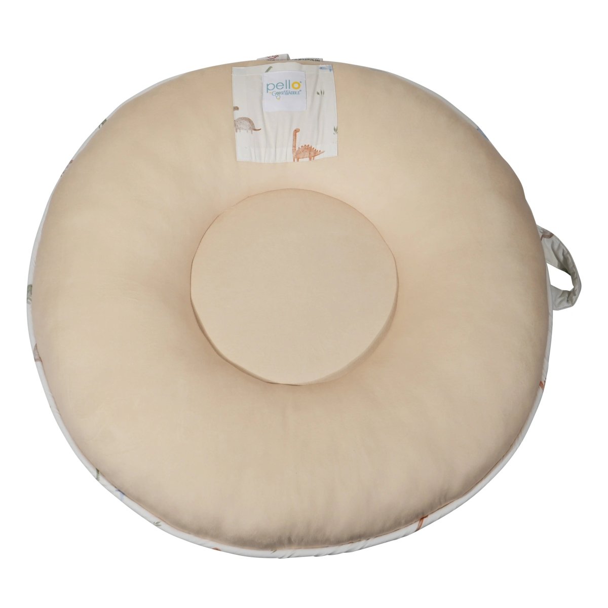 Goosewaddle® | Newborn Baby Blankets Toys Teethers Bibs & More Darby Dinosaur Floor Cushion with Supportive Design