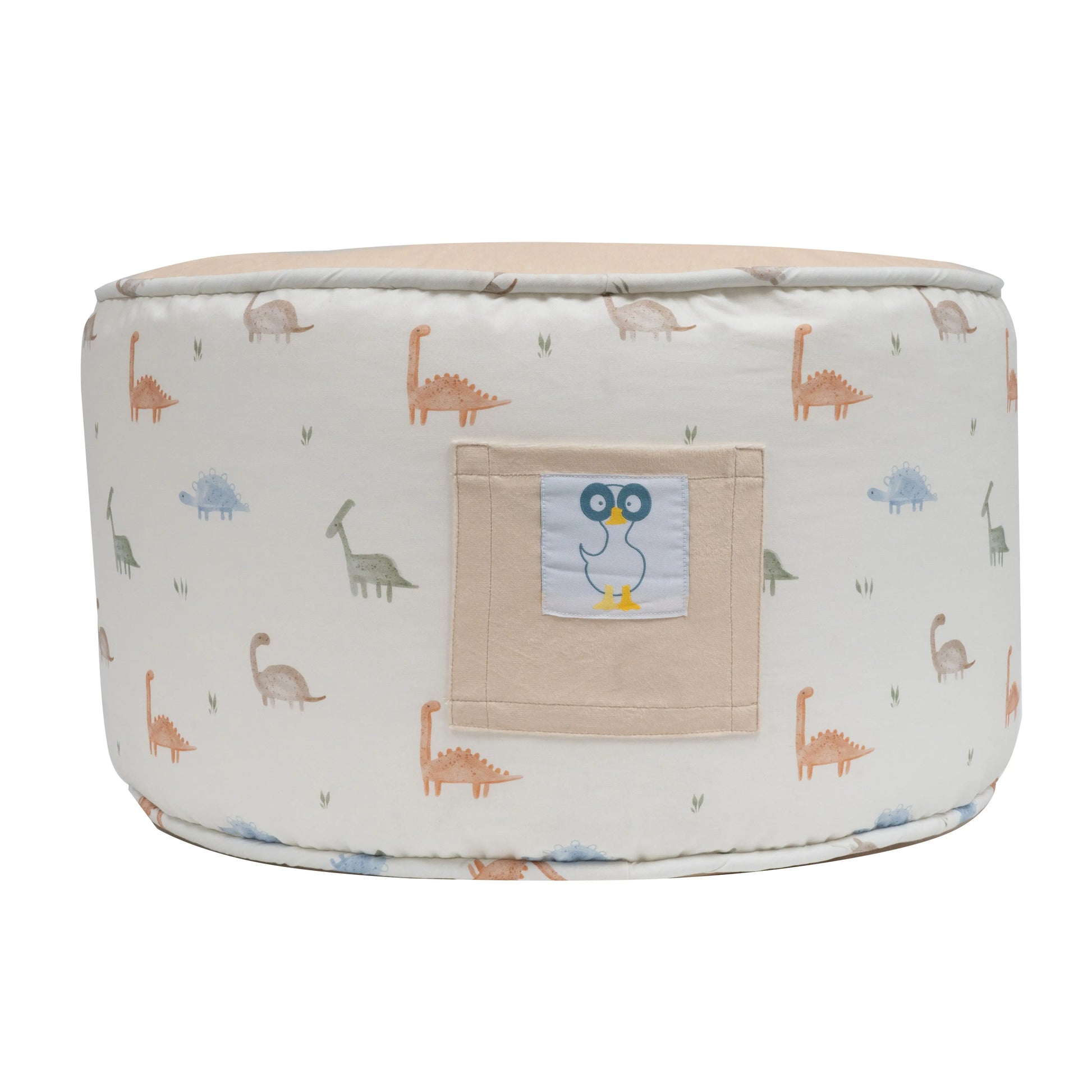 Darby Dinosaur Pouf for Toddlers Versatile Accent Furniture Piece.