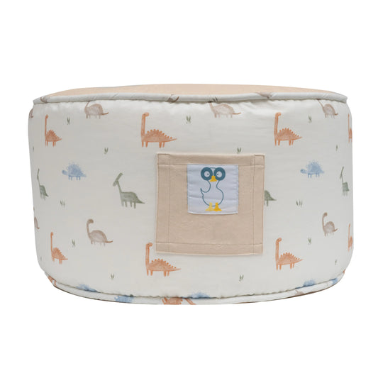 Darby Dinosaur Pouf for Toddlers Versatile Accent Furniture Piece.