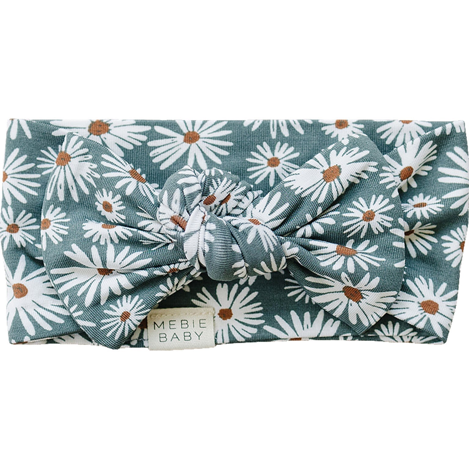 Dark Green Daisy Bamboo Head Wrap - Pattern, Gift wrapping, Linens, Bowtie | Everetts Place