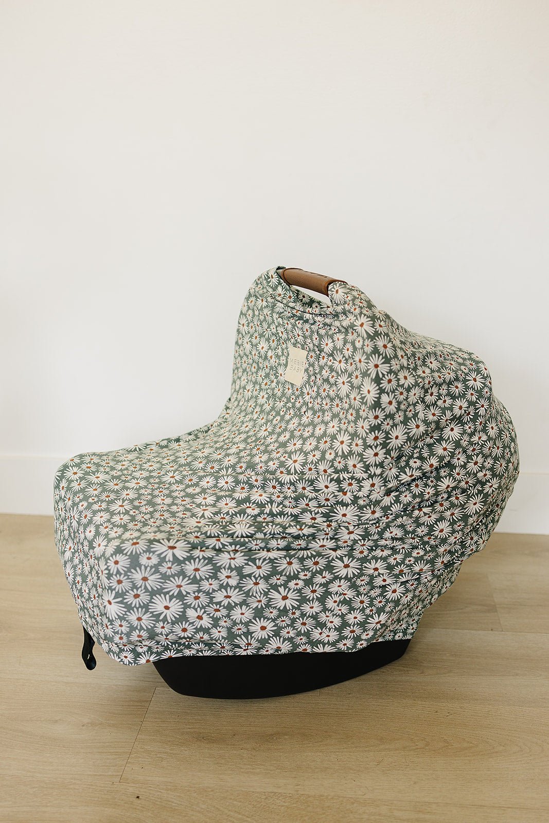 Mebie Baby Dark Green Daisy Bamboo Multi - Use Cover - 