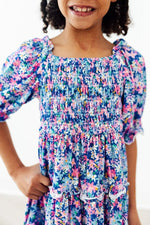 Mila & Rose ® Darling Daisies Smocked Ruffle Dress - 