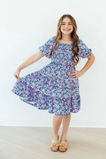 Mila & Rose ® Darling Daisies Smocked Ruffle Dress - 