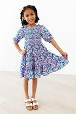 Mila & Rose ® Darling Daisies Smocked Ruffle Dress - 