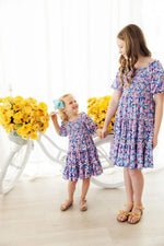 Mila & Rose ® Darling Daisies Smocked Ruffle Dress - 