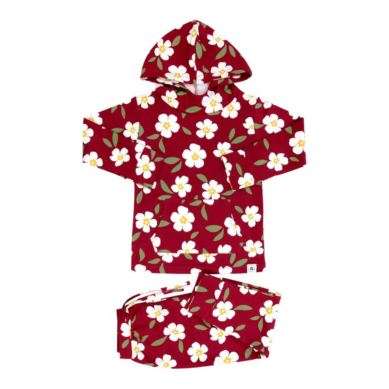 Darling Dear Hooded Jogger Set For Kids Luxaboo Terry Sweet Bamboo Everetts Place: Online Boutique