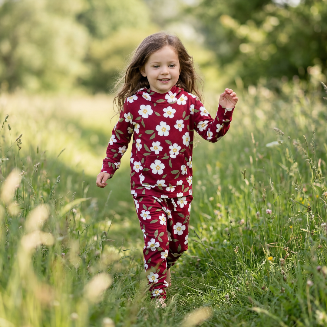 Darling Dear Hooded Jogger Set - Sleeve, Baby & Toddler Clothing, Child, Happiness, Pink | Everetts Place