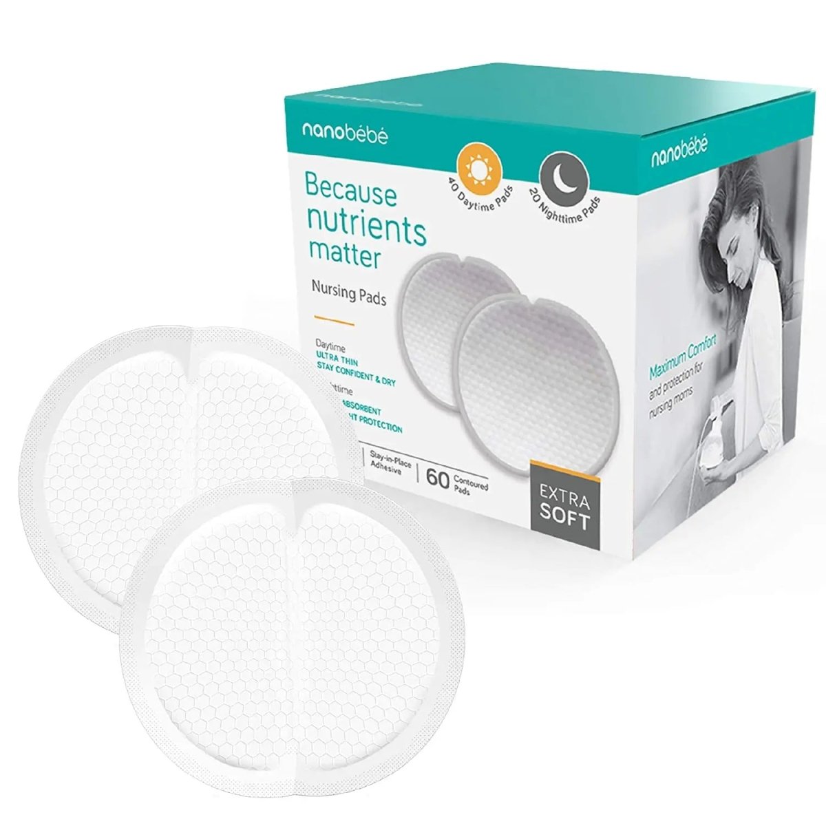 Nanobébé Day & Night Nursing Pads - 
