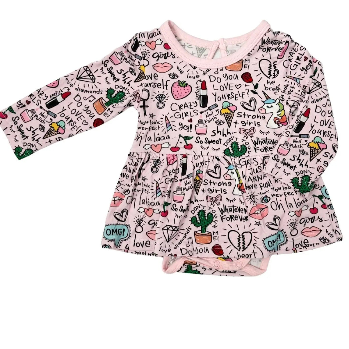 Bestaroo Dear Diary Bodysuit Dress - 