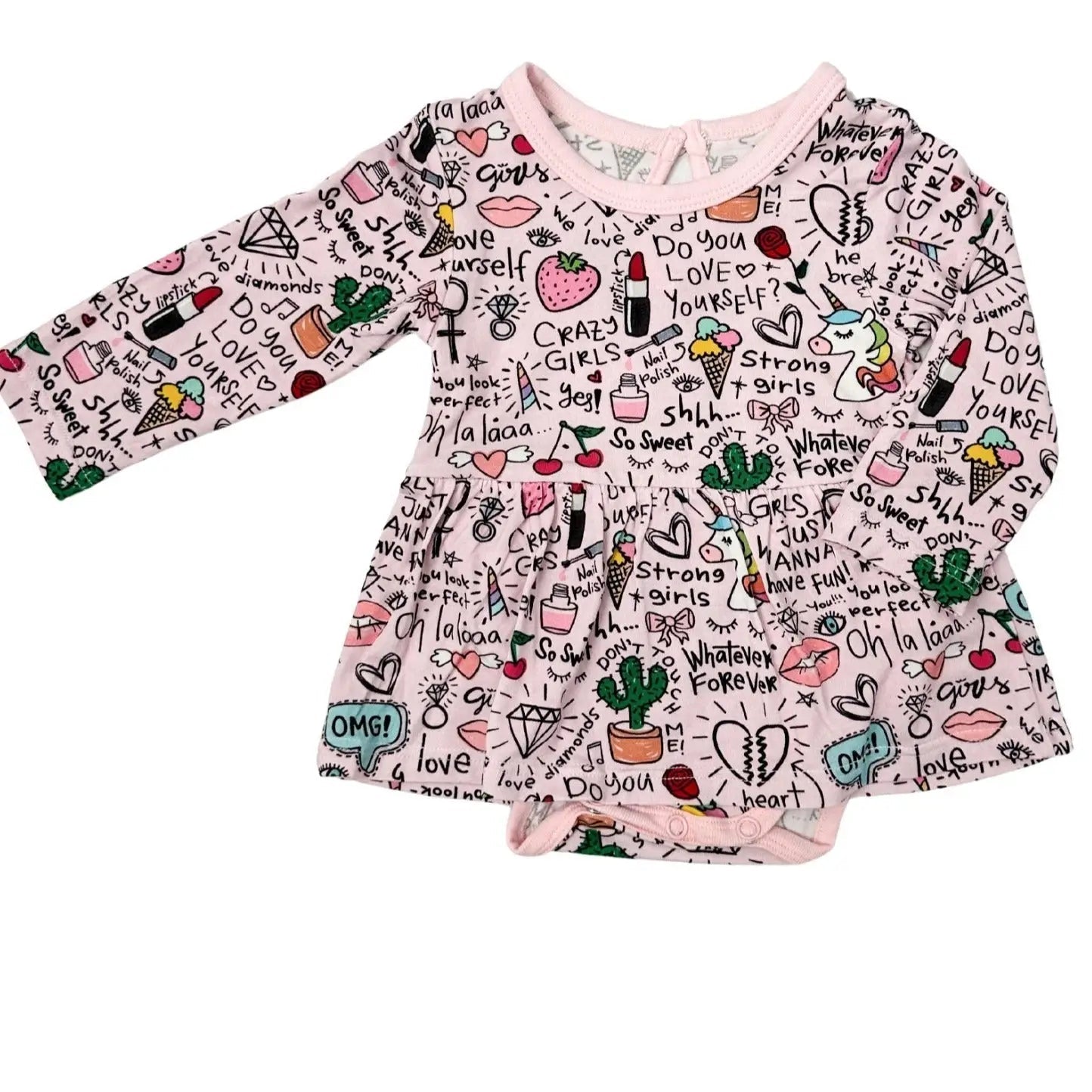 Bestaroo Dear Diary Bodysuit Dress - 