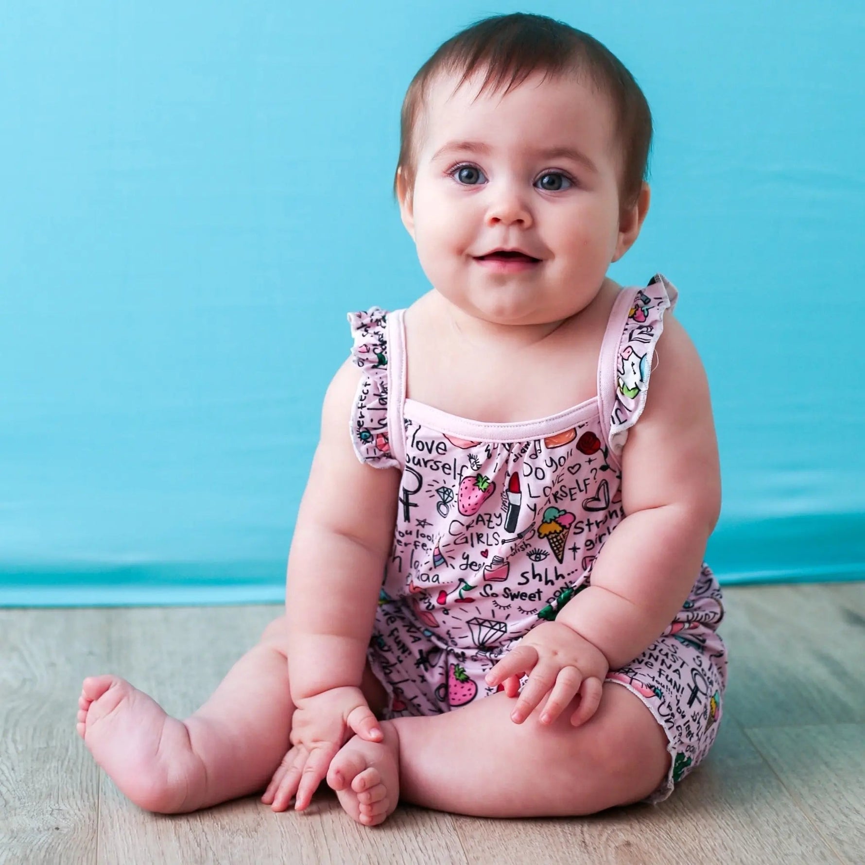 Dear Diary Bubble Romper - Clothing, Baby & Toddler Clothing, Skin, Hand, Arm | Everetts Place
