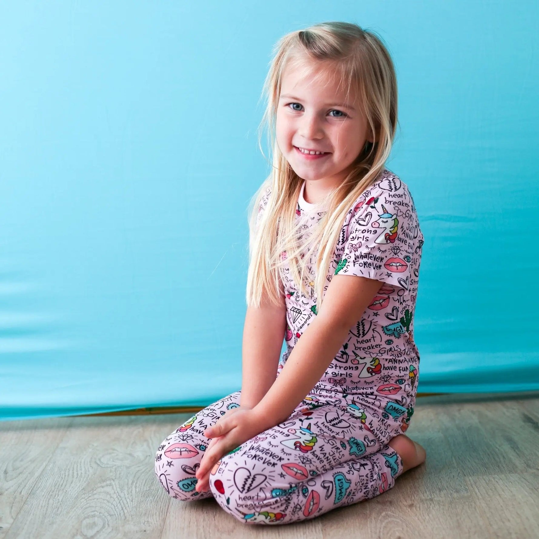 Dear Diary Pajama - Sleeve, Happiness, Baby & Toddler Clothing, Pink, Child | Everetts Place