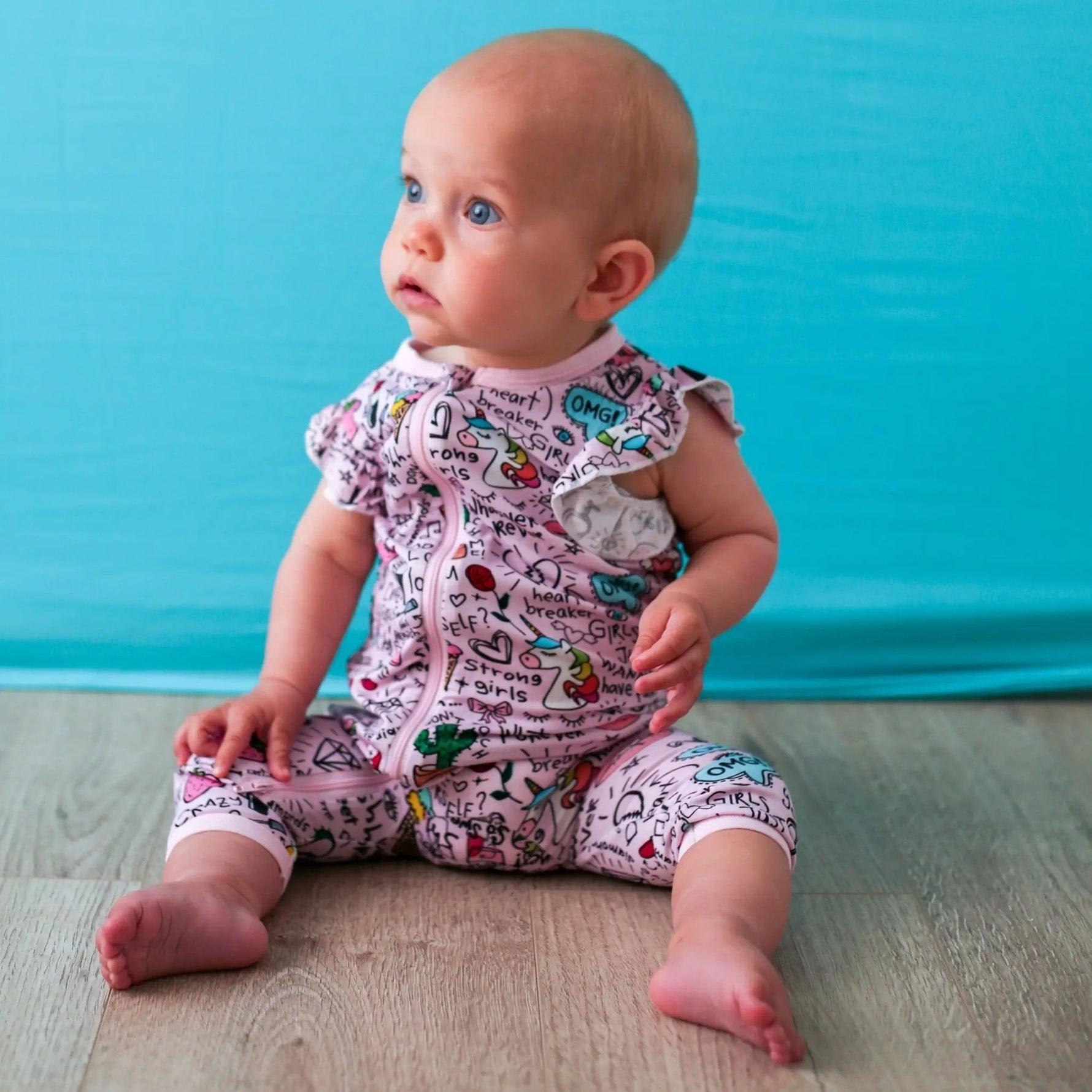 Dear Diary Romper - Baby & Toddler Clothing, Sleeve, Skin, Textile, Child | Everetts Place